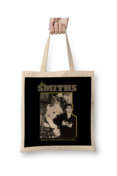 Baskı Dükkanı Retro The Smiths υφασμάτινη τσάντα με μακριά λαβή