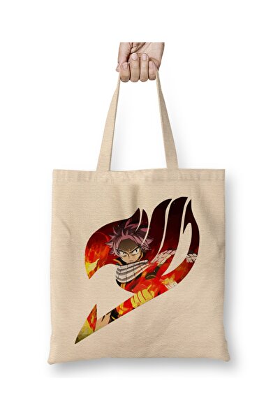 Baskı Dükkanı Natsu Dragneel Anime Manga Fairy Tail 01 Tkanina Torba Duga Sa ...