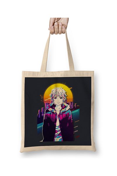 Baskı Dükkanı Noragami Yukine υφασμάτινη τσάντα με μακριά λαβή