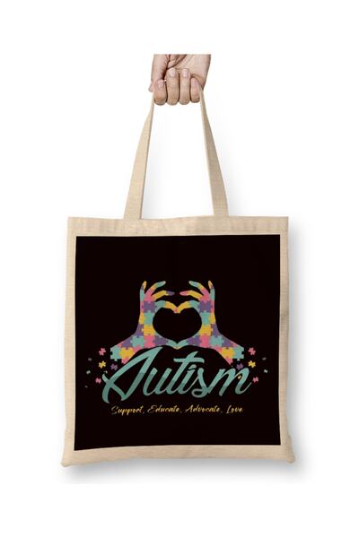 Baskı Dükkanı Svest o autizmu Srce Puzzle Autistična traka Specijalna odeća T...