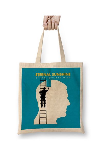 Baskı Dükkanı Eternal Sunshine Of The Spotless Mind 01 υφασμάτινη τσάντα με μακριά λαβή