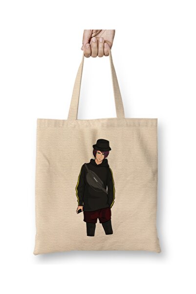 Baskı Dükkanı Anime lik, junak, muškarac, japanska kultura, tkanina Torba dug...