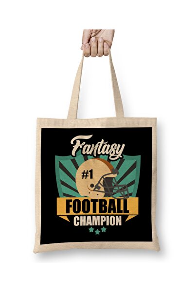 Baskı Dükkanı Sjajna majica za pobedničku nagradu u fantastičnom fudbalu Torb...