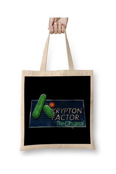 Baskı Dükkanı Retro Krypton Factor υφασμάτινη τσάντα με μακριά λαβή