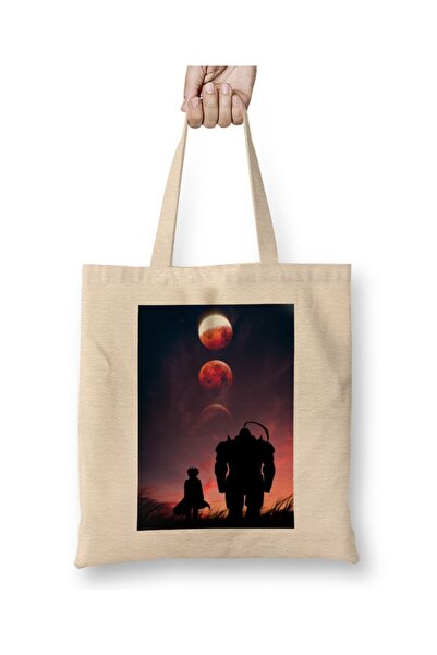 Baskı Dükkanı Geantă din pânză Fullmetal Alchemist cu mâner lung