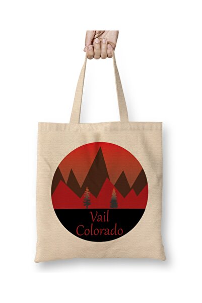 Baskı Dükkanı Vail, Kolorado 01 Tkanina Torba Dugačka Sa ručkom