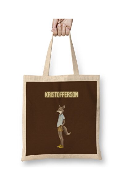 Baskı Dükkanı Fantastična tkanina Mr Fox Torba duga Sa ručkom