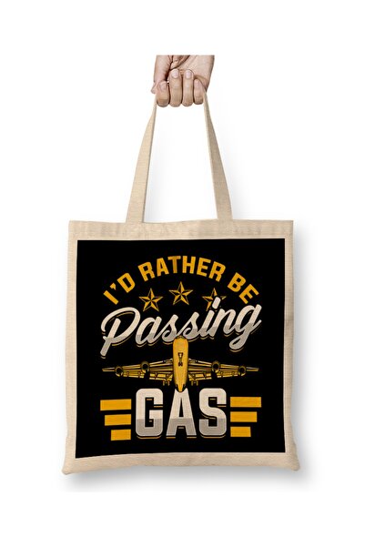 Baskı Dükkanı Radije bih da izbacujem gasove - smešna majica sa igluzom za pi...