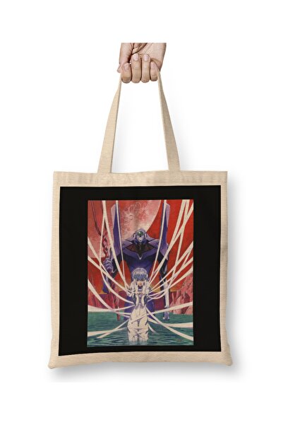 Baskı Dükkanı Neon Genesis Evangelion Rei Ayanami 01 Tkanina Torba Duga Sa ru...