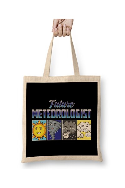 Baskı Dükkanı Budući meteorolog Tornado vremenska prognoza Torba Dugačka Sa r...