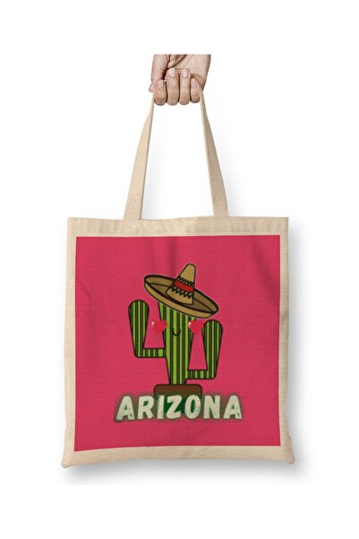 Baskı Dükkanı Smešna arizonska poklon tkanina Torba duga Sa ručkom