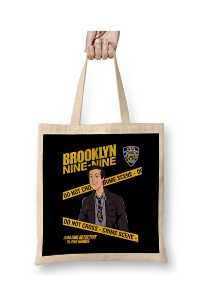 Baskı Dükkanı Jake Peralta Reci mi zašto Brooklyn 99 majica Torba duga Sa ručkom