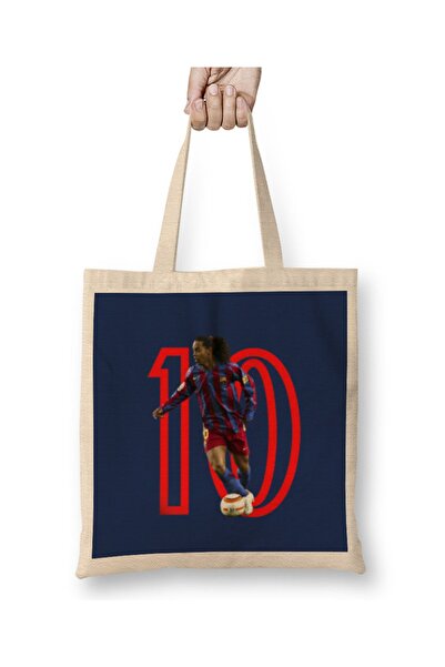 Baskı Dükkanı Ronaldinho 10 Tkanina Torba Dugačka Sa ručkom