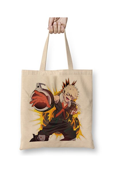 Baskı Dükkanı Bakugou Katsuki tkanina Torba duga Sa ručkom