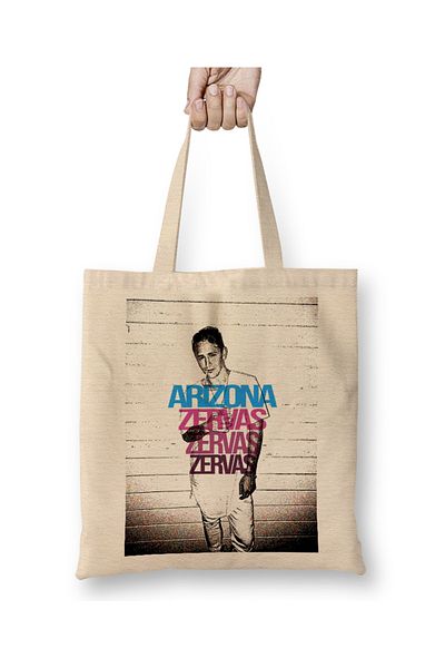 Baskı Dükkanı Arizona Zervas 04 υφασμάτινη τσάντα μακριά λαβή