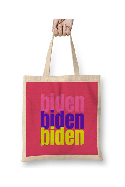 Baskı Dükkanı Demokrata Džo Bajden, izbori 2024, tkanina Torba duga Sa ručkom