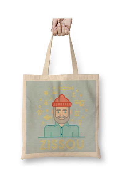 Baskı Dükkanı Zissou 01 υφασμάτινη τσάντα με μακριά λαβή