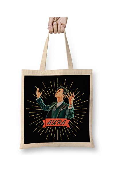 Baskı Dükkanı Park Seo Joon Aura tkanina Torba dugačka Sa ručkom