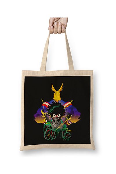 Baskı Dükkanı Plus Ultra My Hero Academia υφασμάτινη τσάντα με μακριά λαβή