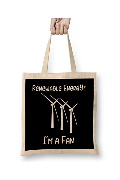 Baskı Dükkanı Sačuvaj Zemlju Obnovljiva energija Ja sam veliki fan 02 Tkanina...