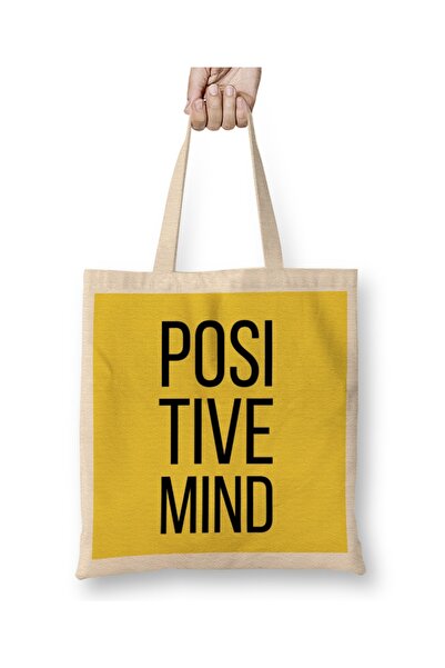 Baskı Dükkanı Positivit Positivna Tkanina za Misli Torba Duga Sa ručkom