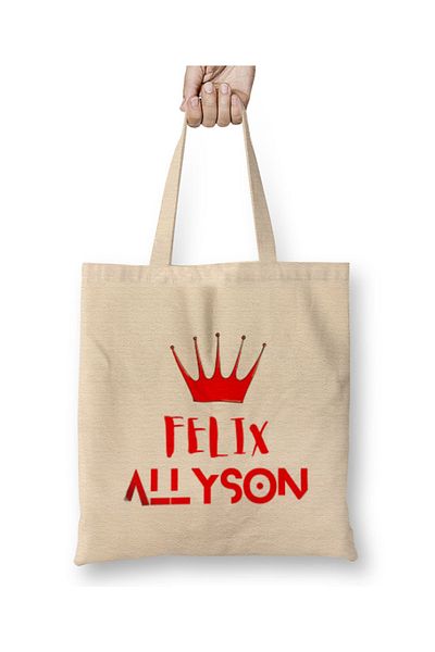 Baskı Dükkanı Allyson Felix Quotes υφασμάτινη τσάντα με μακριά λαβή