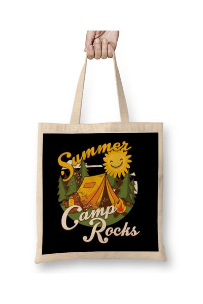 Baskı Dükkanı Slatka torba za kampovanje "Summer Camp Rocks Camping for Campe...