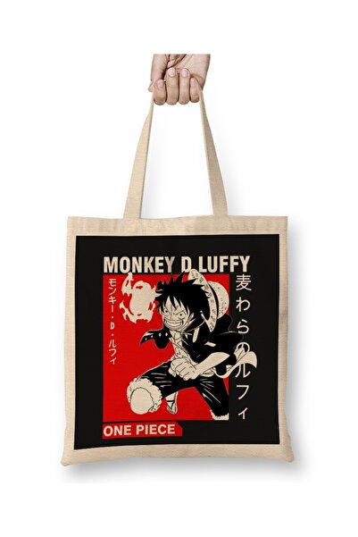 Baskı Dükkanı One Piece Monkey D Luffy 05 Tkanina Torba Duga Sa ručkom