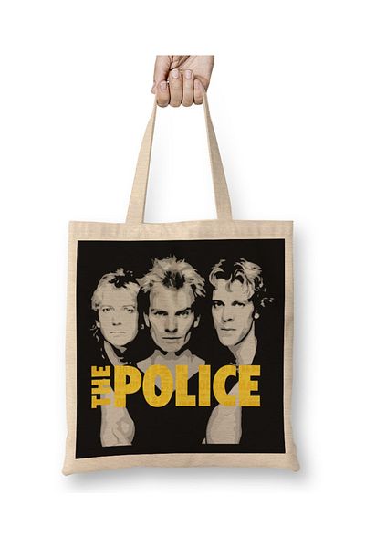 Baskı Dükkanı The Police The Best υφασμάτινη τσάντα με μακριά λαβή
