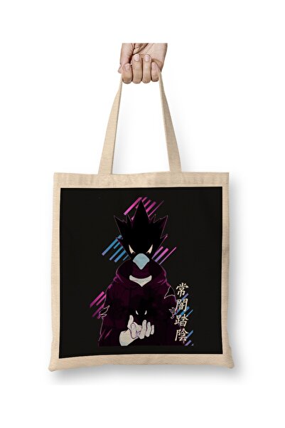 Baskı Dükkanı Tokoyami Fumikage Dark Shadow Boku No 02 Tkanina Torba Duga Sa ...
