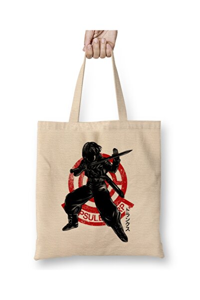 Baskı Dükkanı Crimson Future Trunks tkanina Torba duga Sa ručkom