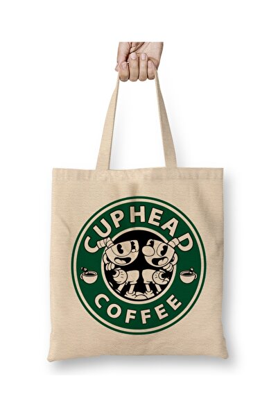 Baskı Dükkanı Ekskluzivna krpa za Coffee Cuphead Torba dugačka Sa ručkom