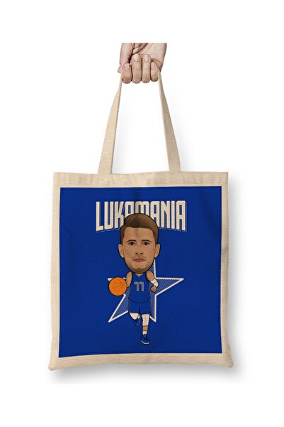 Baskı Dükkanı Luka Dončić Lukamania majica Torba duga Sa ručkom