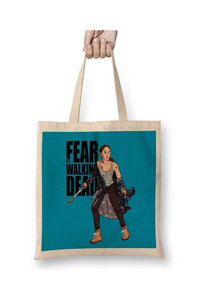 Baskı Dükkanı Υφασμάτινη τσάντα Alicia Clark με μακριά λαβή