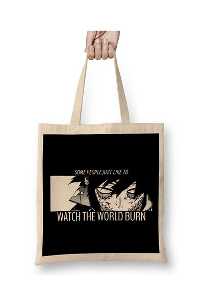 Baskı Dükkanı Υφασμάτινη τσάντα Dabi My Hero Academia 01 με μακριά λαβή