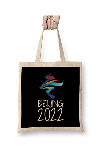 Baskı Dükkanı Zimske olimpijske igre Peking 2022, tkanina Torba duga Sa ručkom