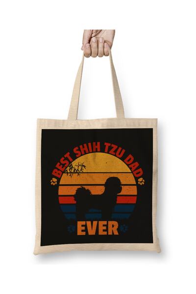 Baskı Dükkanı Najbolji tata za šihcza ikada 01 Tkanina Torba Dugačka Sa ručkom