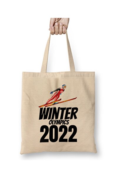 Baskı Dükkanı Vil Smit - Retro tkanina u stilu duginih boja Torba duga Sa ručkom