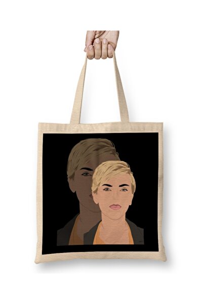 Baskı Dükkanı Scarlett Johansson Svi vole Scarlett Cloth Torba Dugačka Sa ručkom
