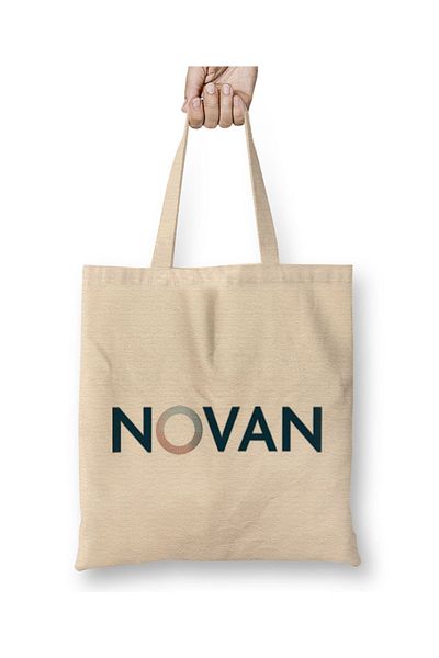 Baskı Dükkanı Novan Inc Stock Cloth Bag Long Handle