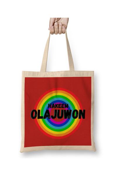 Baskı Dükkanı Hakeem Olajuwon - Košarkaški pokloni Vintage Retro Citati Dugin...