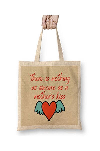 Baskı Dükkanı Dan majki, mačka, najbolja majka ikada, tkanina Torba duga Sa r...