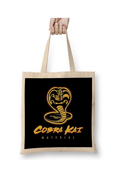 Baskı Dükkanı Υλικό Cobra Kai - Τσάντα Tote με μακριά λαβή