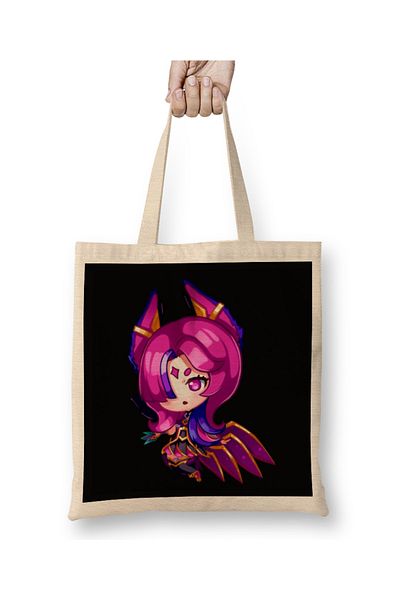 Baskı Dükkanı Geantă din pânză Guardian Xayah cu mâner lung