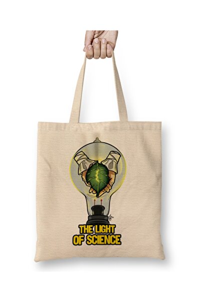 Baskı Dükkanı Dr Stone The Light of Science Geantă din pânză cu mâner lung