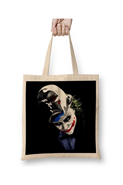 Baskı Dükkanı Joker 013 υφασμάτινη τσάντα με μακριά λαβή
