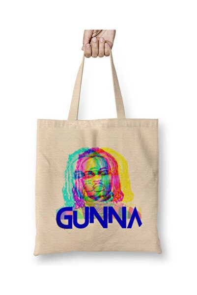 Baskı Dükkanı Gunna Logo tkanina Torba dugačka Sa ručkom