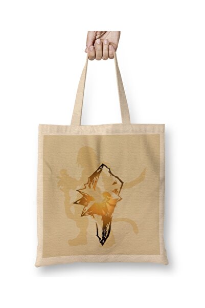 Baskı Dükkanı Zidane plemenska kristalna tkanina Torba duga Sa ručkom