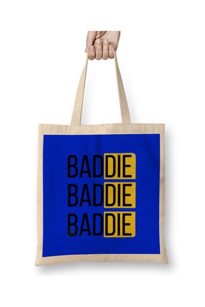 Baskı Dükkanı Baddie Baddie Baddie tkanina Torba duga Sa ručkom