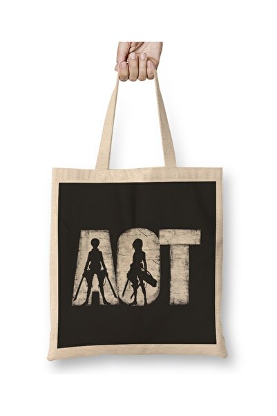 Baskı Dükkanı Titan Eren Meme Titan Eren Meme Tkanina Torba Duga Sa ručkom